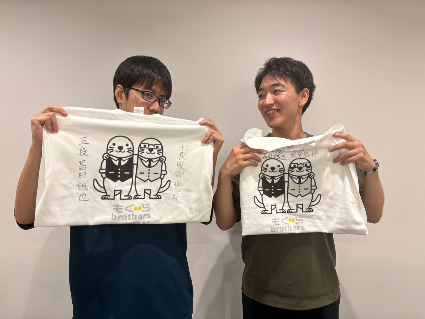 【お二人のサイン入り☆】もぐら兄弟Ｔシャツ（もぐＴ）