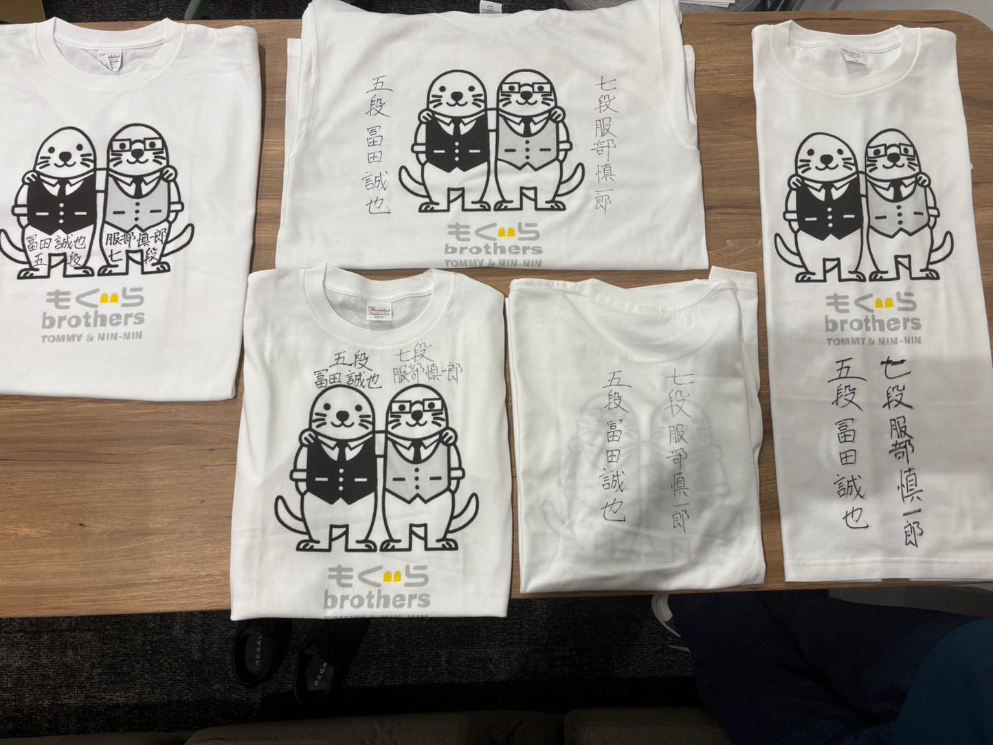 【お二人のサイン入り☆】もぐら兄弟Ｔシャツ（もぐＴ）