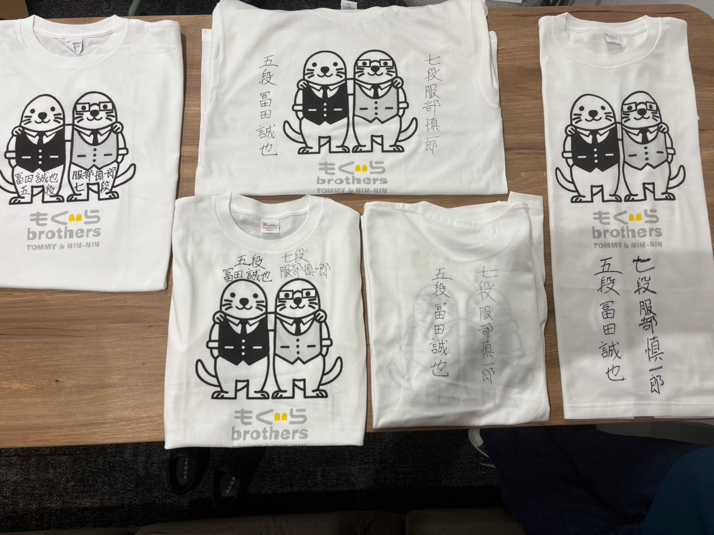 【お二人のサイン入り☆】もぐら兄弟Ｔシャツ（もぐＴ）