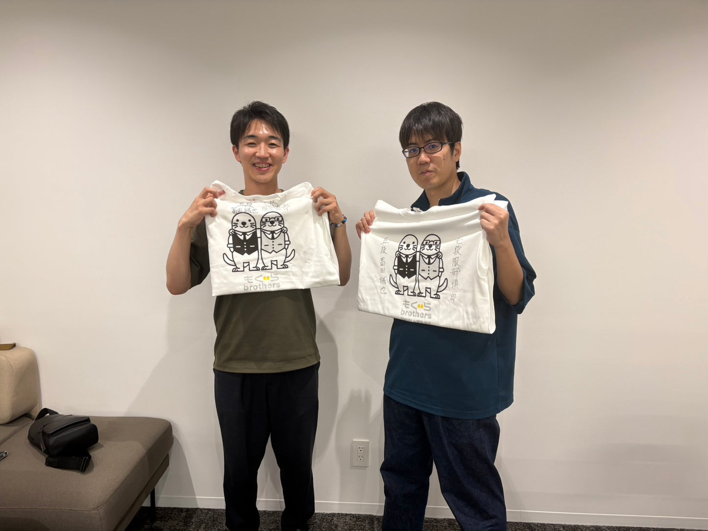 【お二人のサイン入り☆】もぐら兄弟Ｔシャツ（もぐＴ）
